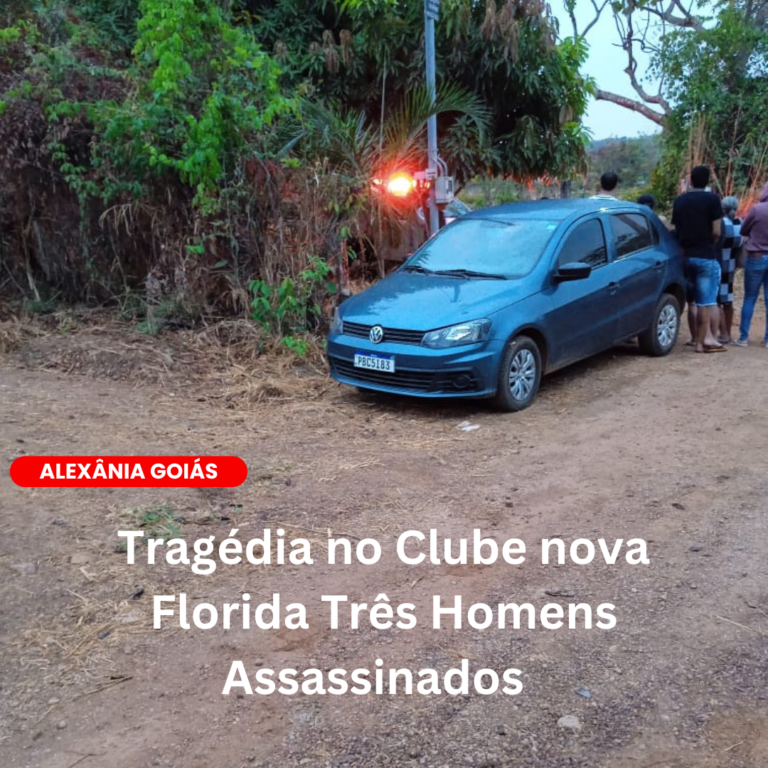 Três Homens assassinados em Alexânia Goias